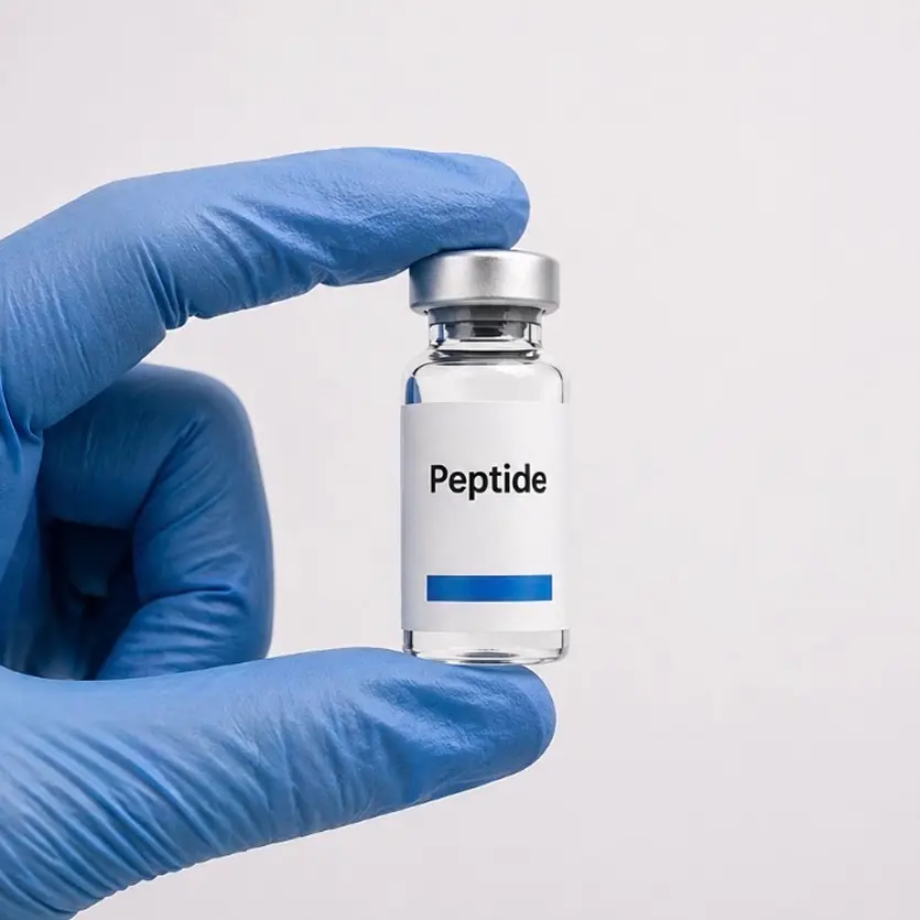 Peptide injection vial