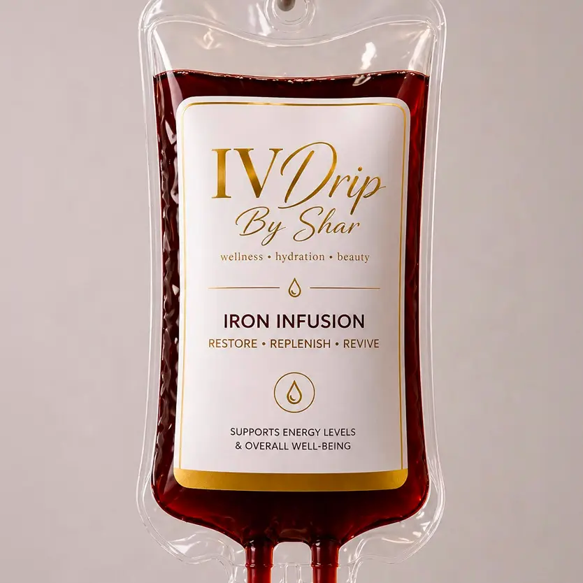 IV Drip by Shar iron IV therapy bag