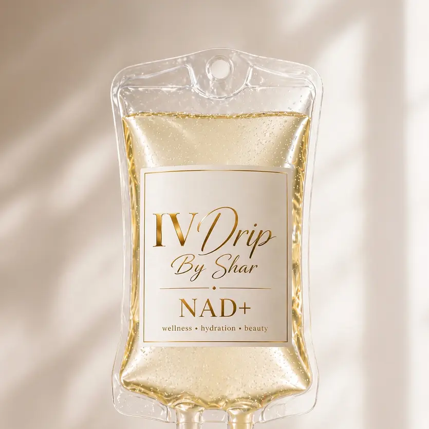 IV Drip by Shar NAD+ infusion IV bag